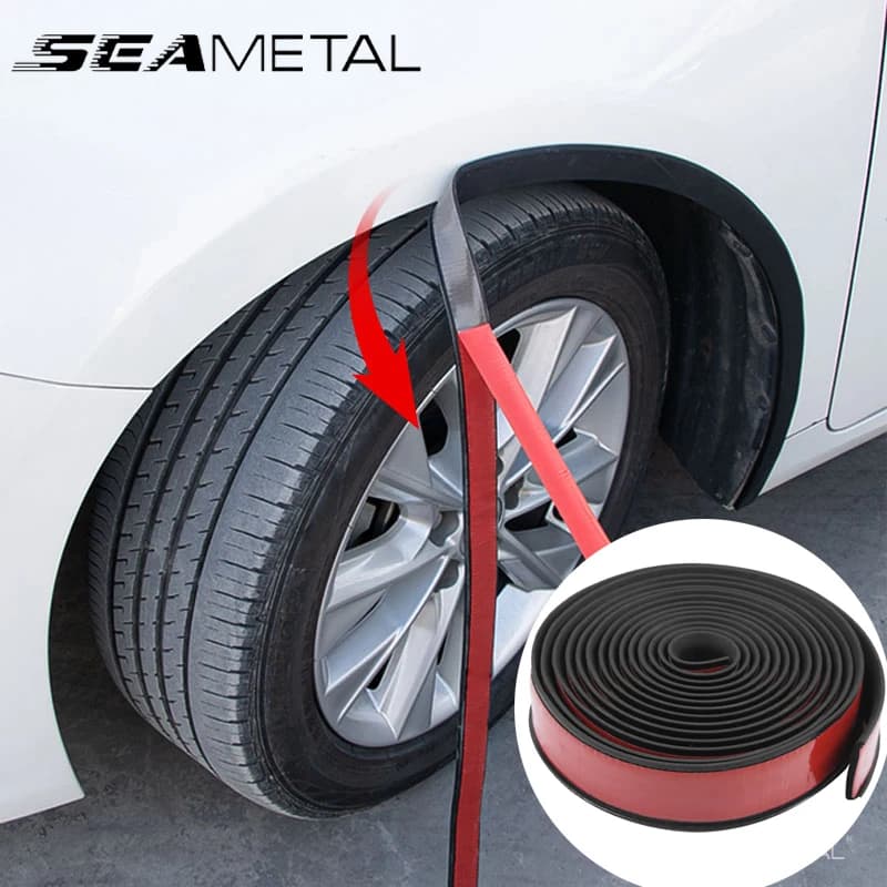 SEAMETAL Universale Parafango Flares Archi Ruota Auto Ala Espansore Arco Sopracciglio Strisce Anti-collisione Parafango Protezione Labbro Copertura