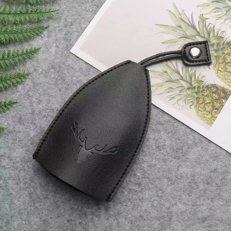 Keychain with cute christmas beaded wallet with removable keys PU leather key holder type Pull for leather keychain