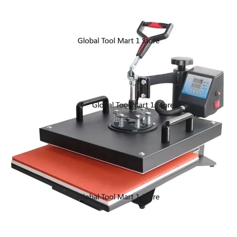 Pressa Termica Manuale 38x38CM per Stampa a Sublimazione su Magliette, Cover per Telefoni, Puzzle, Vetro, Legno, Roccia, Foto - Nuova Condizione