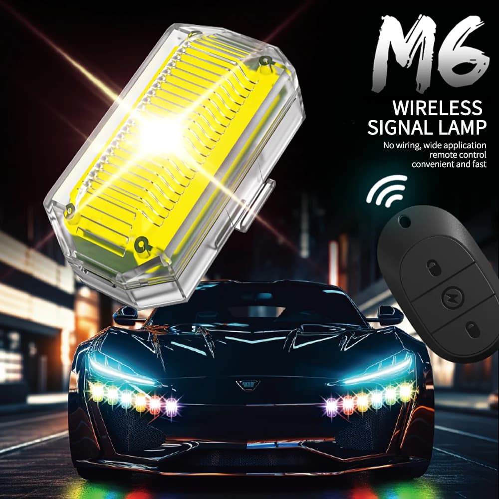 2.4G wireless LED light Flash signaling light with auto bike remote control for motorcycle