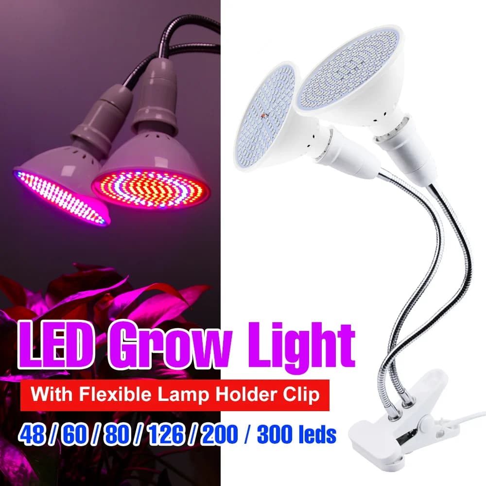 Complete LED Phytolamp Indoor Plants Grow Light Flowers Seeds Growing Lamp 3W 5W 7W 15W 20W LED Plant Growth Light