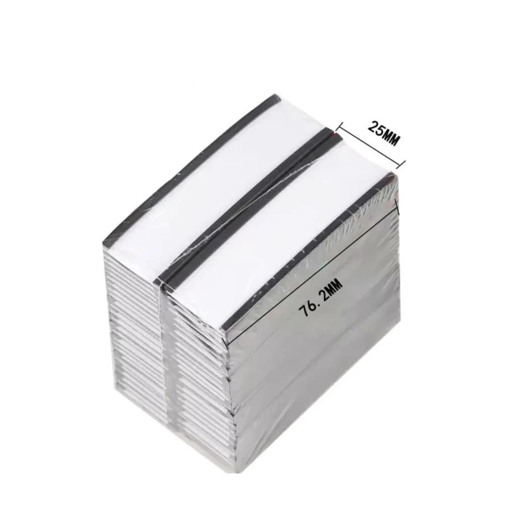 Porta etichette magnetico per carte di carta bianca Pellicola protettiva Porta etichette a canale C gratuito Magnete forte regolabile
