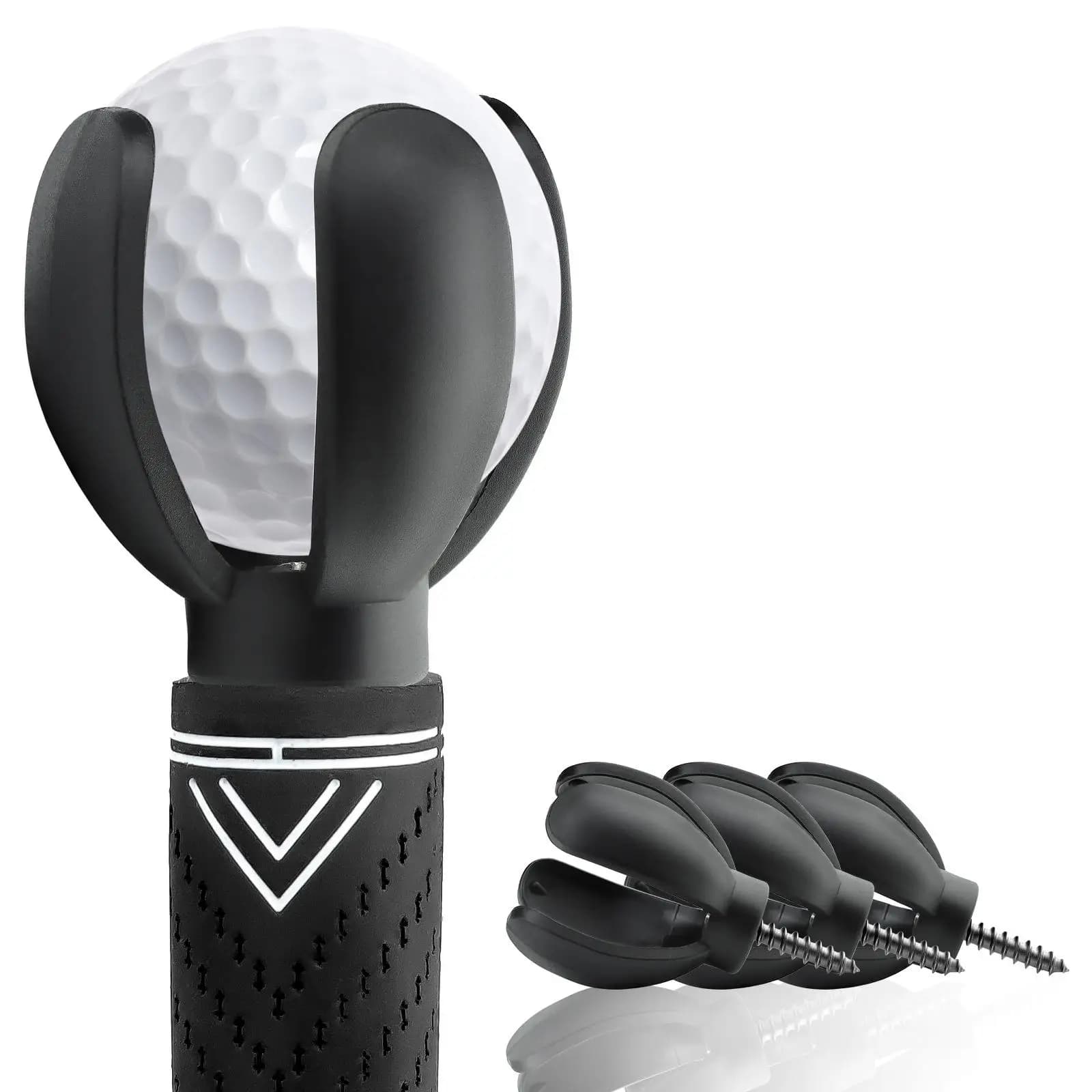 Raccoglitore di Palline da Golf Professionale a 4 Punte, Strumento Leggero per Allenamento e Accessori da Golf all'Aperto
