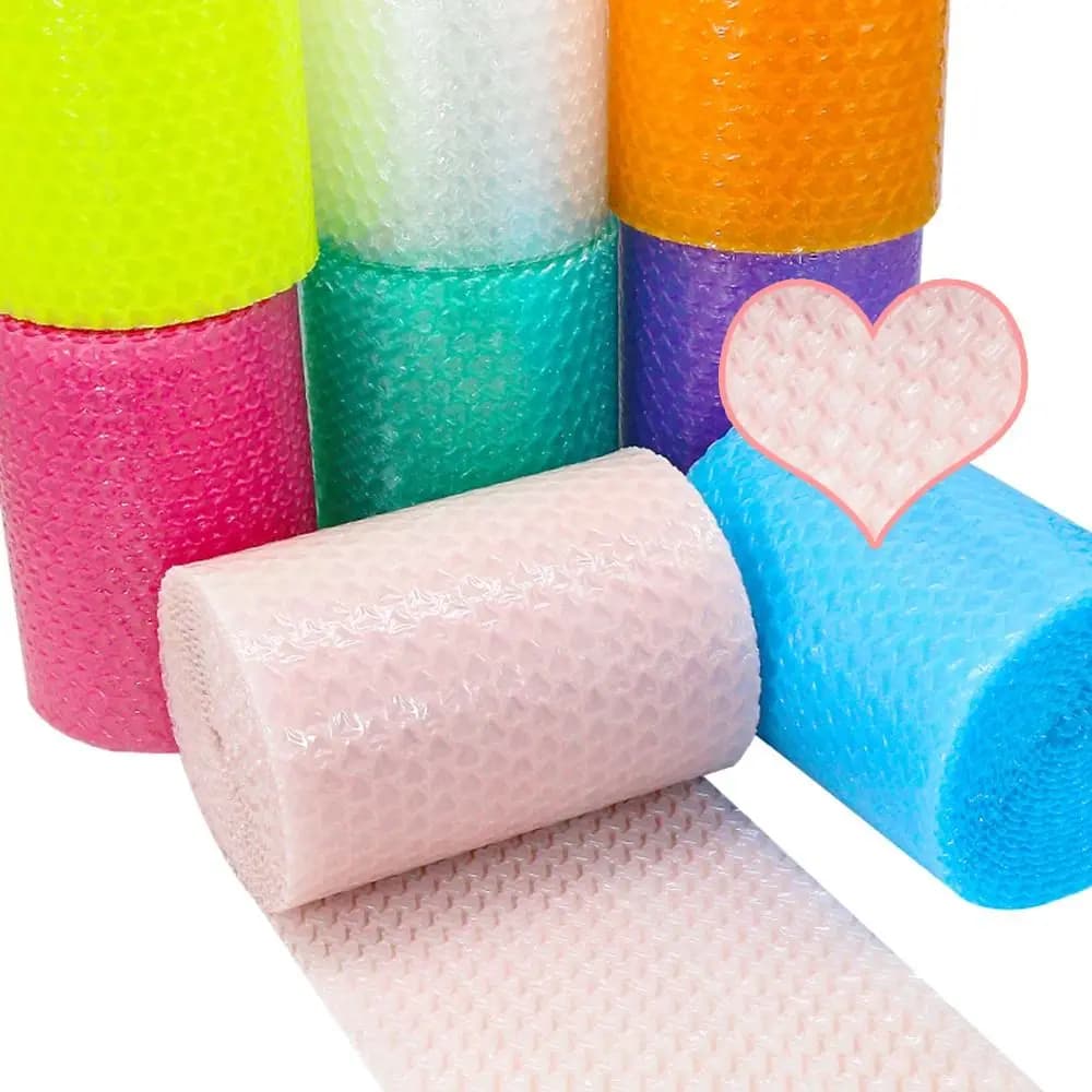 Heart Shape Bubble Paper Roll 0.2*6M, Anti-shock packing, Foam Card for Merci Protection