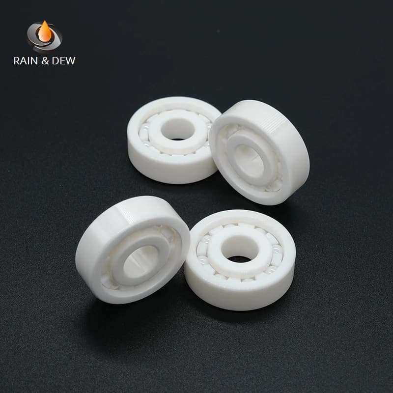 1 pz 6201 CE 12 x32x10 mm cuscinetto in ceramica completa ABEC-9 cuscinetto a sfere in ceramica di Zirconia 6201