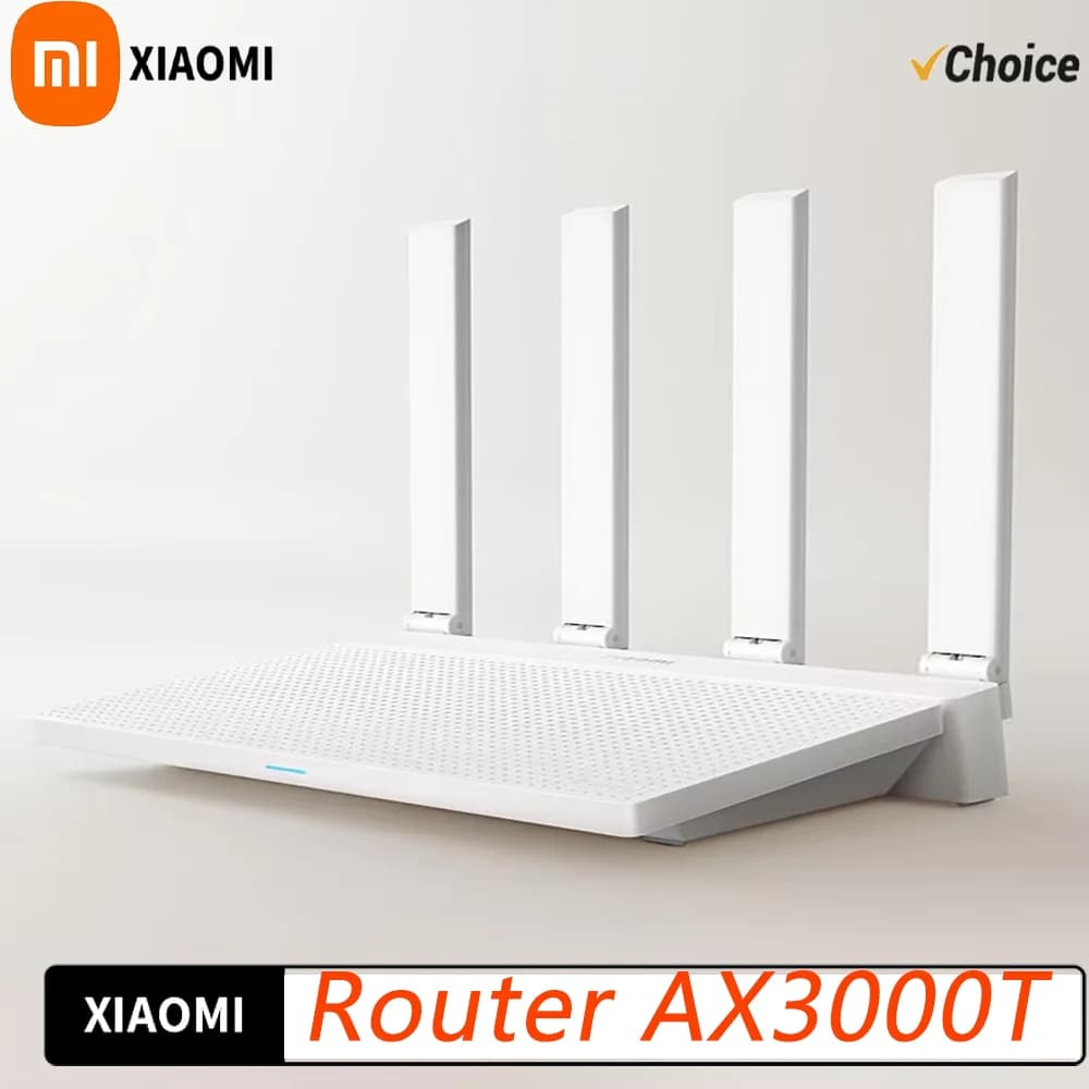 Xiaomi AX3000T Mesh Router 3000Mbs 256MB WiFi6 Dual WAN 2.4/5GHz Signal Network Qualcomm CPU Repeater Amplifier with Mi Home CN