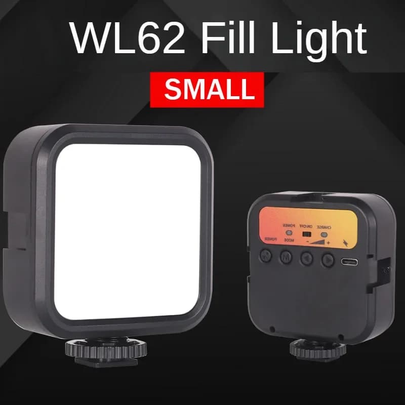 Mini luce Video portatile a LED 5W 6500K 31 pezzi con luce di riempimento RGB Ajustment per treppiede per fotocamera con foro a vite da 1/4 pollici per YouTube