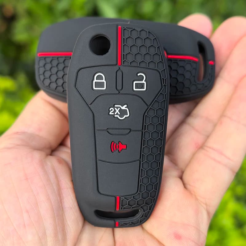 Cover in Silicone per Chiave Auto con Telecomando Senza Fili per Ford Fusion Ka GM 2020 2014 2015 2016 2018