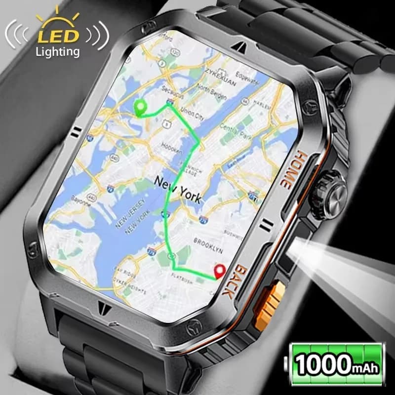 Smartwatch per Xiaomi 2026 militare Bluetooth salute GPS Smart Watch nuovi uomini voce monitoraggio AI chiamata sport robusto impermeabile