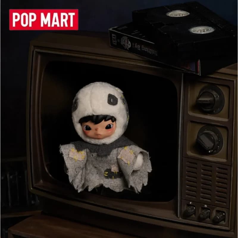 POP MART Hirono After Dark Series Plush Doll Pendant Blind Box Mystery Box Guess Bag Toys Doll Anime Figure Desktop Ornaments