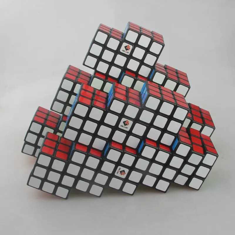 [Wisdom] 3x3 Siamese Cube Puzzle 3 Connected 6 4 Connected 6 5 Connected 6 Conjoint Cube Restricted Rotation Magic Cube