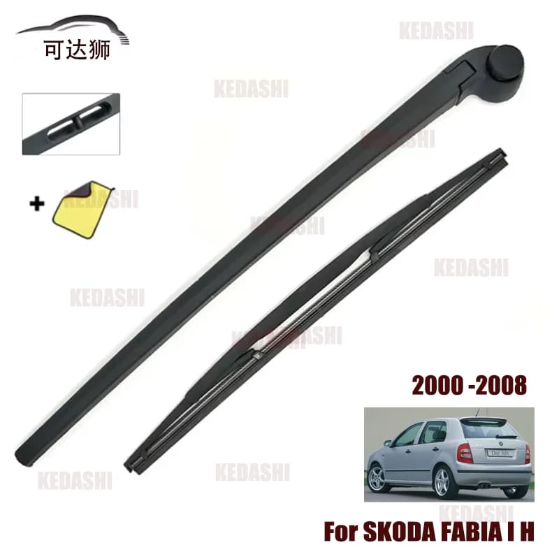 Rear windscreen Windshield Washer Wiper Arm Brush Set For SKODA FABIA I H Clean Auto Window Wiper Accessories 2000 2001 2002 2008