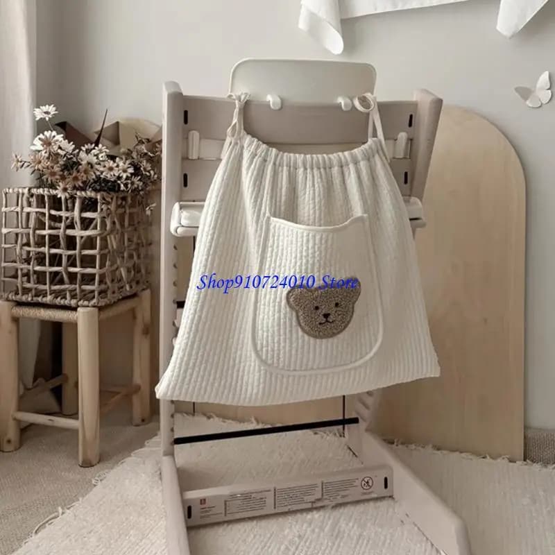 Borsa a sospensione da 77HD Borsa organizzatore da comodino ricamato per bottiglie d'acqua per pannolini giocattolo