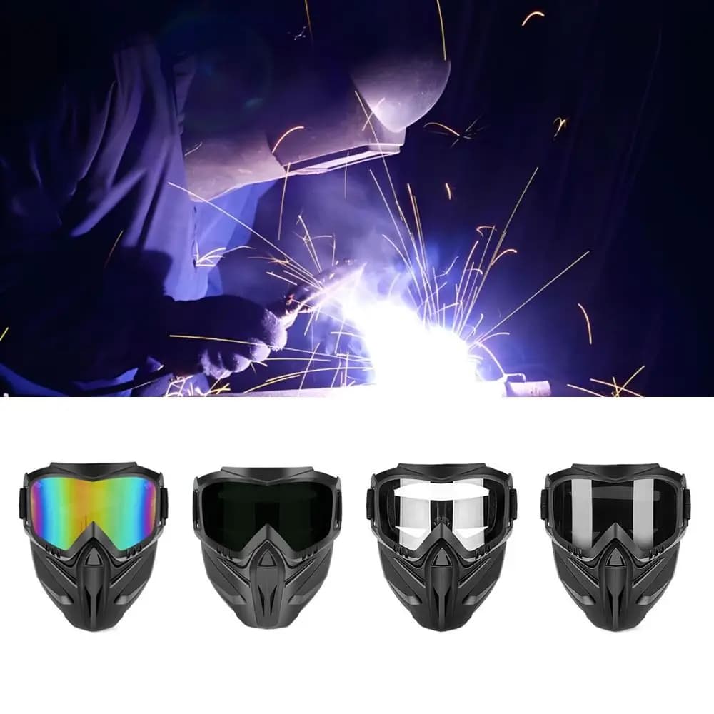Automatic Dust Resistant Welding Welding Glasses Detachable Adjustable Welding Welding Mask Shock Resistant