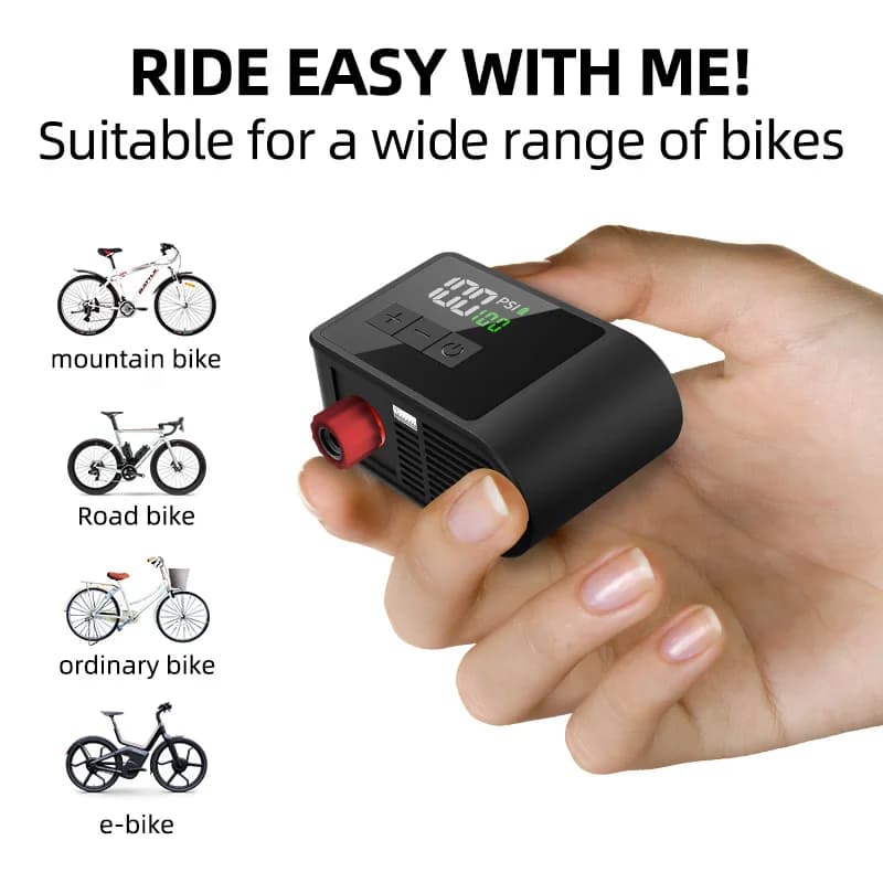 Mini pompa d'aria di nuovo stile per bici da strada e mountain bike NEWO