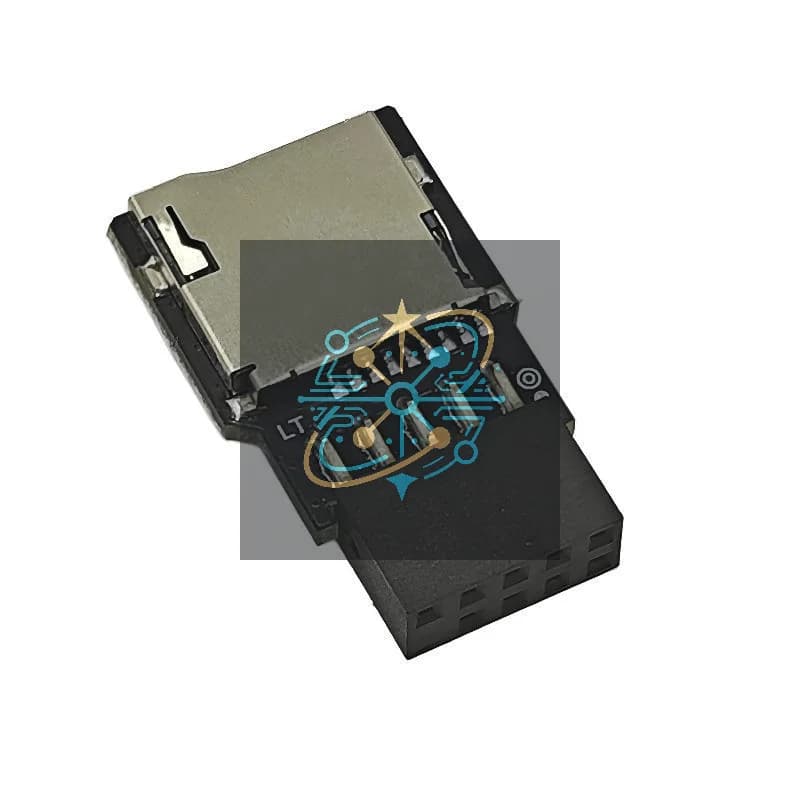 USB 2.0 9Pin Header to TF Memory Card Reader Converter Adapter Plug and Play for Desktop Computer Hardware Upgrade