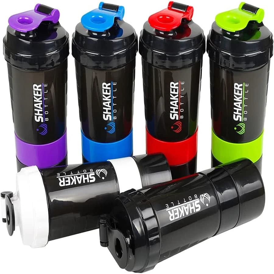 500ML Shaker Cups Portable Proteins Powder Shaker Water Bottles Air Sports Open Milkshake Kettle Gym Fitness Mixing Shake Cup