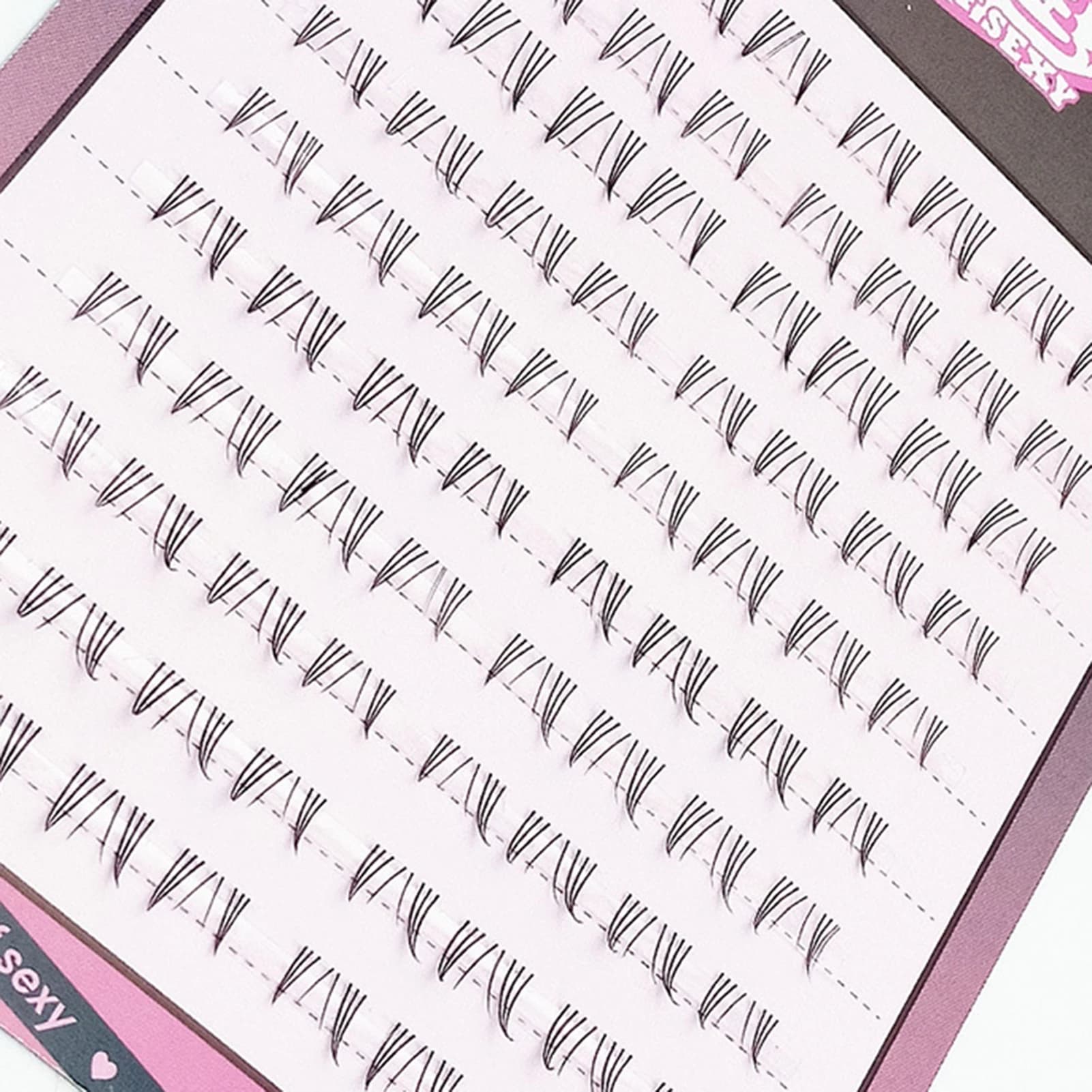 Fake Eyelashes Manga Style, Extension Eyelashes Synthetic Hair, Makeup Accessories for Women and Girls, Cosmetic Supplies
