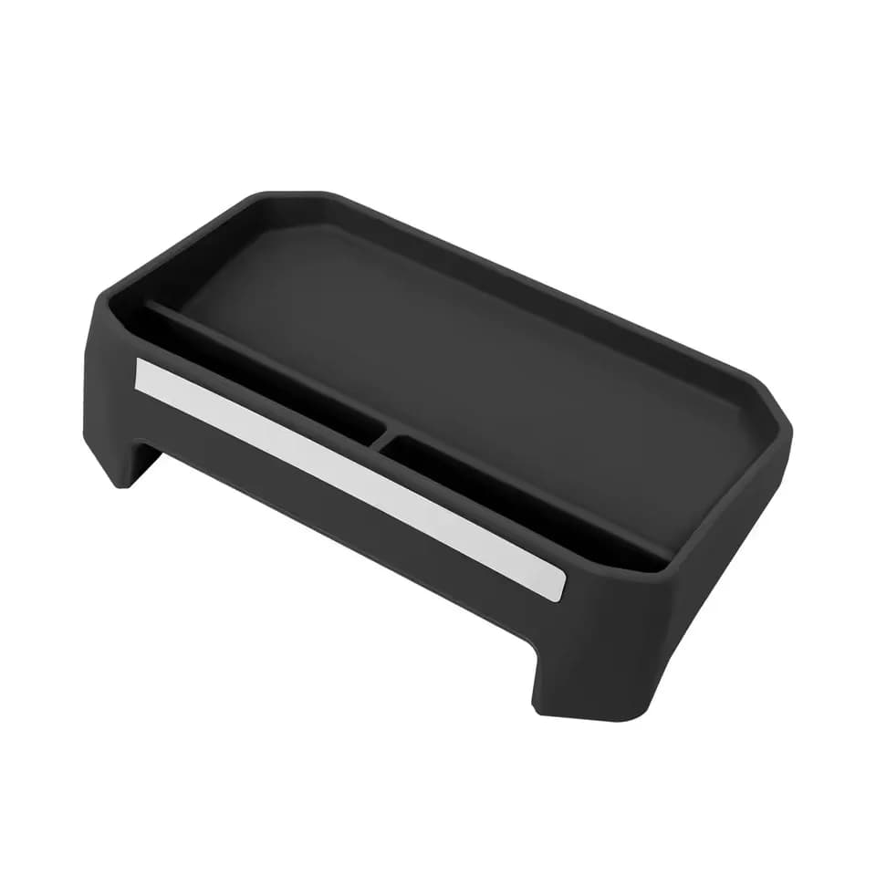 for Mitsubishi Triton 2024 2025 Car Dashboard Tray Center Console Hidden Storage Box Behind Screen Tidying