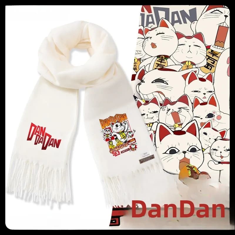 Sciarpa Calda Super Naturale Unisex, Scaldacollo Termico Autunno Inverno, Design Speciale Cartone Animato Anime Nonna