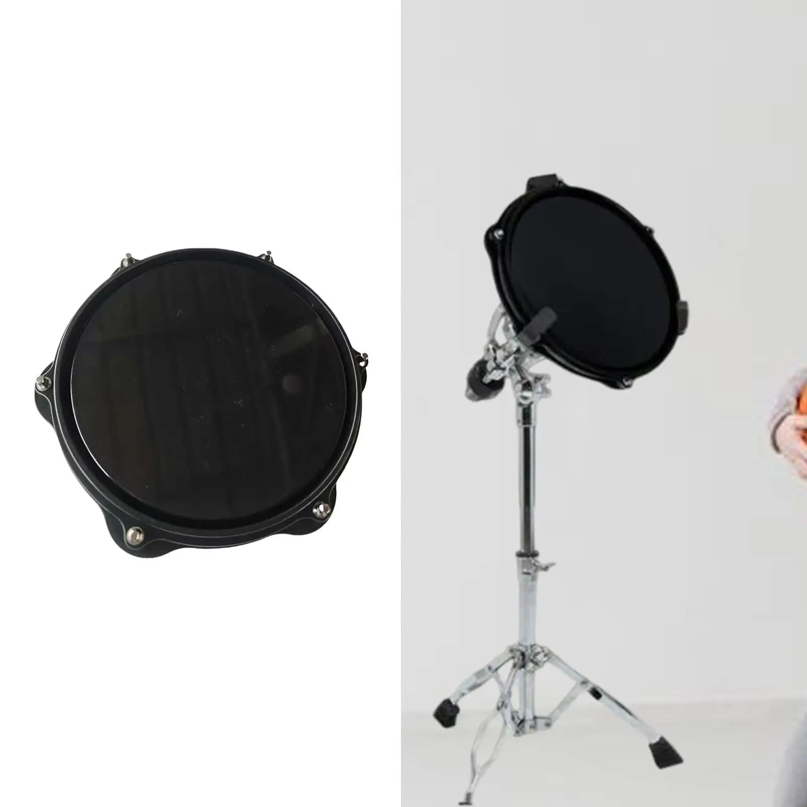 Pad per Pratica di Batteria con Rimbalzo Realistico, Accessorio per Kit Batteria per Studenti e Pratica Domestica
