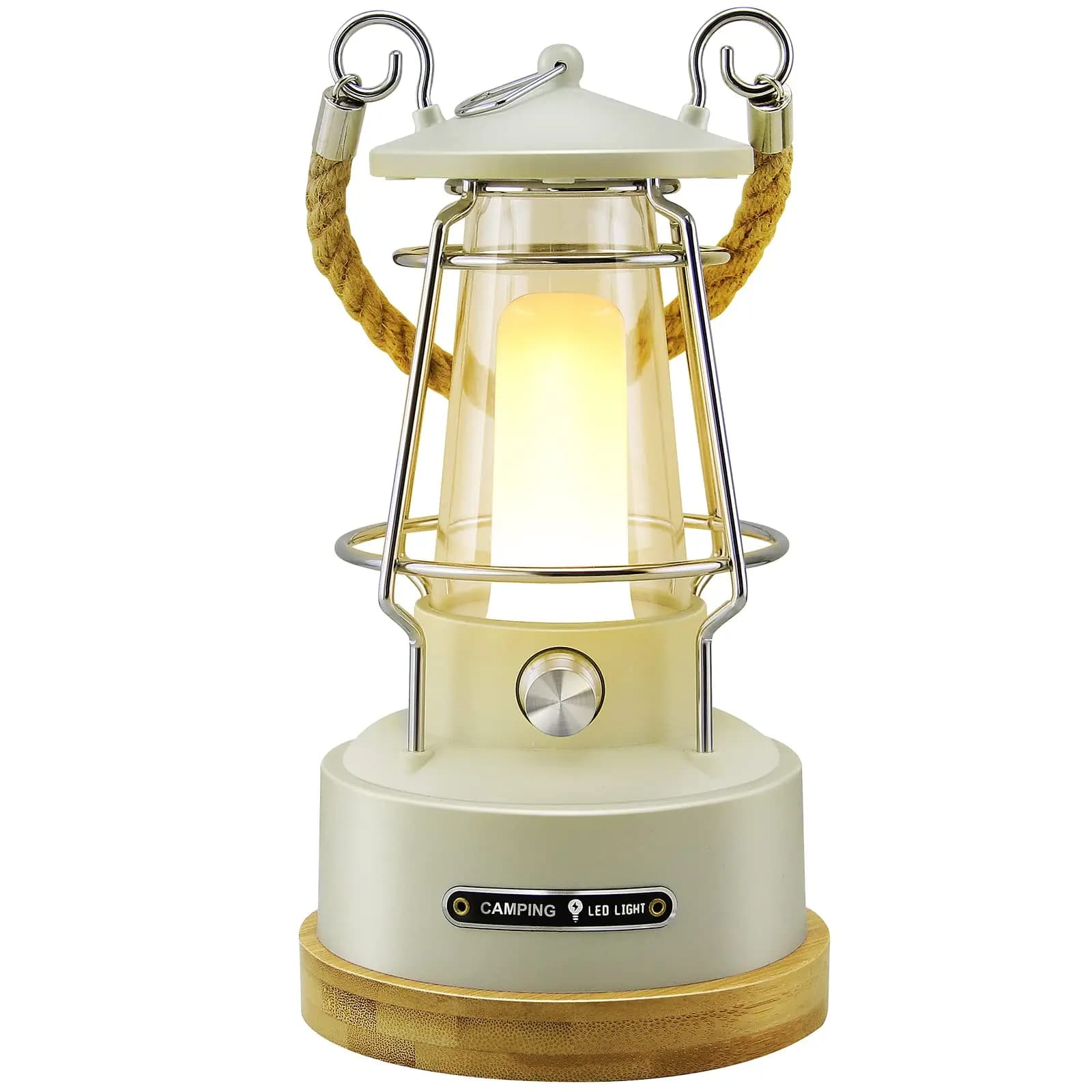 Lanterna da campeggio con manico retrò VN Lanterne vintage a LED dimmerabili ricaricabili Luci da campeggio retrò a LED impermeabili alimentate a batteria