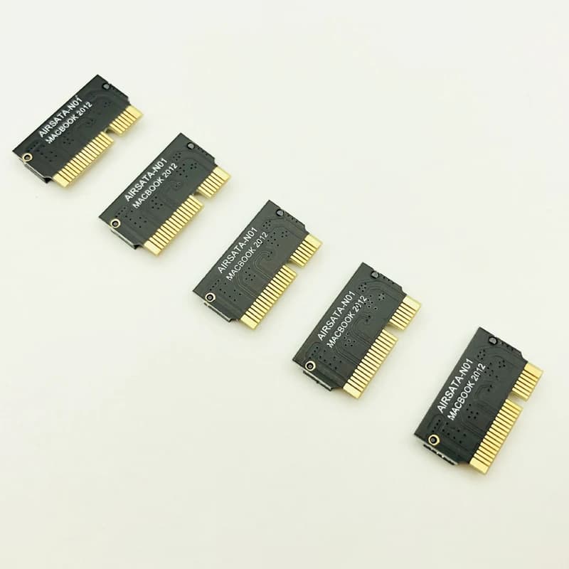5PCS For Macbook Air 2012 A1398 A1425 6Pin+17Pin For Macbook SSD Adapter Card M.2 M2 SSD Adapter Converter For Apple SSD Adapter