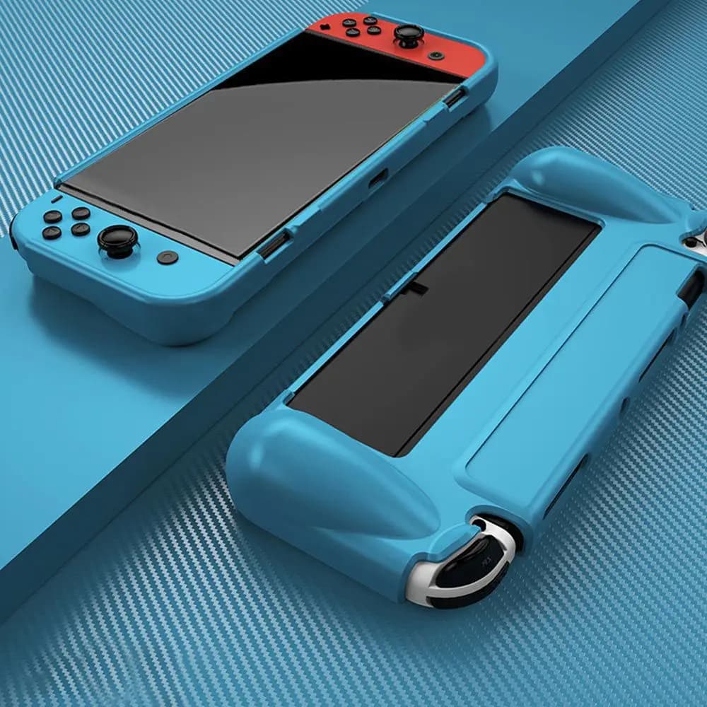 Custodia protettiva in pelle custodia protettiva in Silicone Soft Shell Game custodia protettiva per Nintendo Switch OLED accessori per Console di gioco