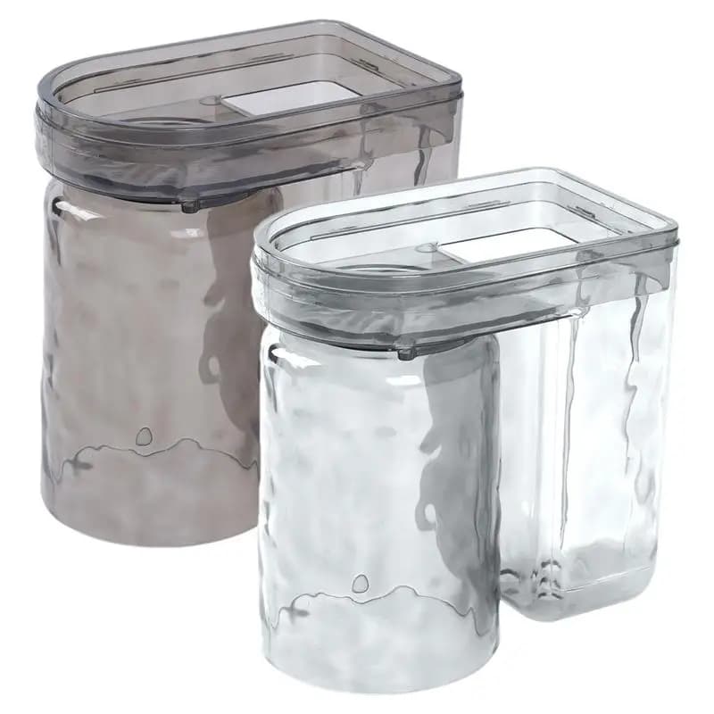 Portabicchieri per spazzolino Porta dentifricio da bagno Portabicchieri per collutorio Accessori per il bagno Porta spazzolino senza polvere per la casa