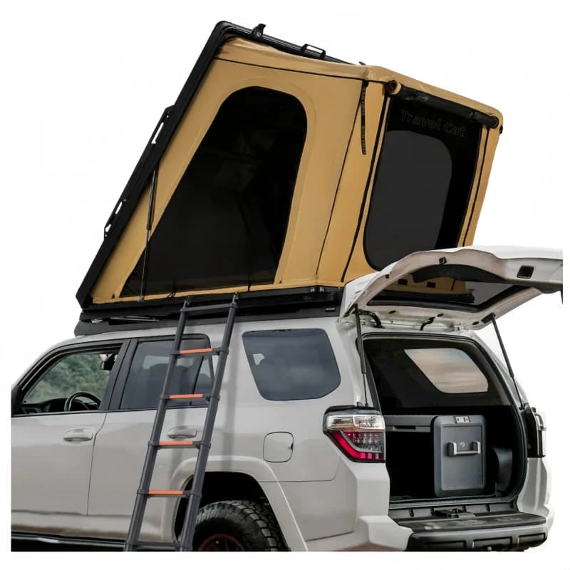 Tenda da Tetto 4x4 per Tour Self-Driving, Impermeabile, in Alluminio Rigido, con Pannello Solare, Personalizzabile