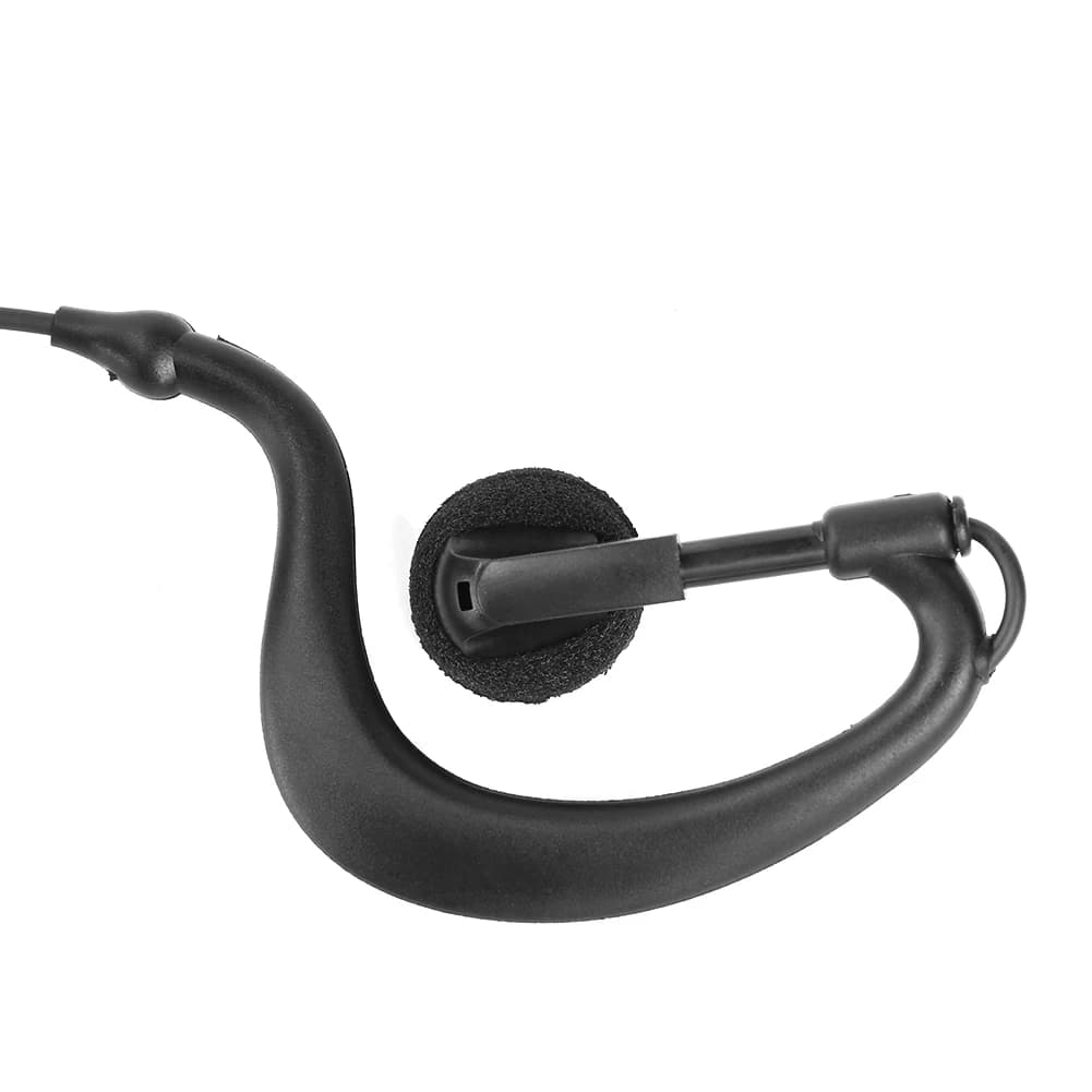 Auricolare per Walkie Talkie da 3,5mm con Microfono PTT, Cuffie con Connettore 1 Pin, Accessori per Radio Motorola ICOM YAESU