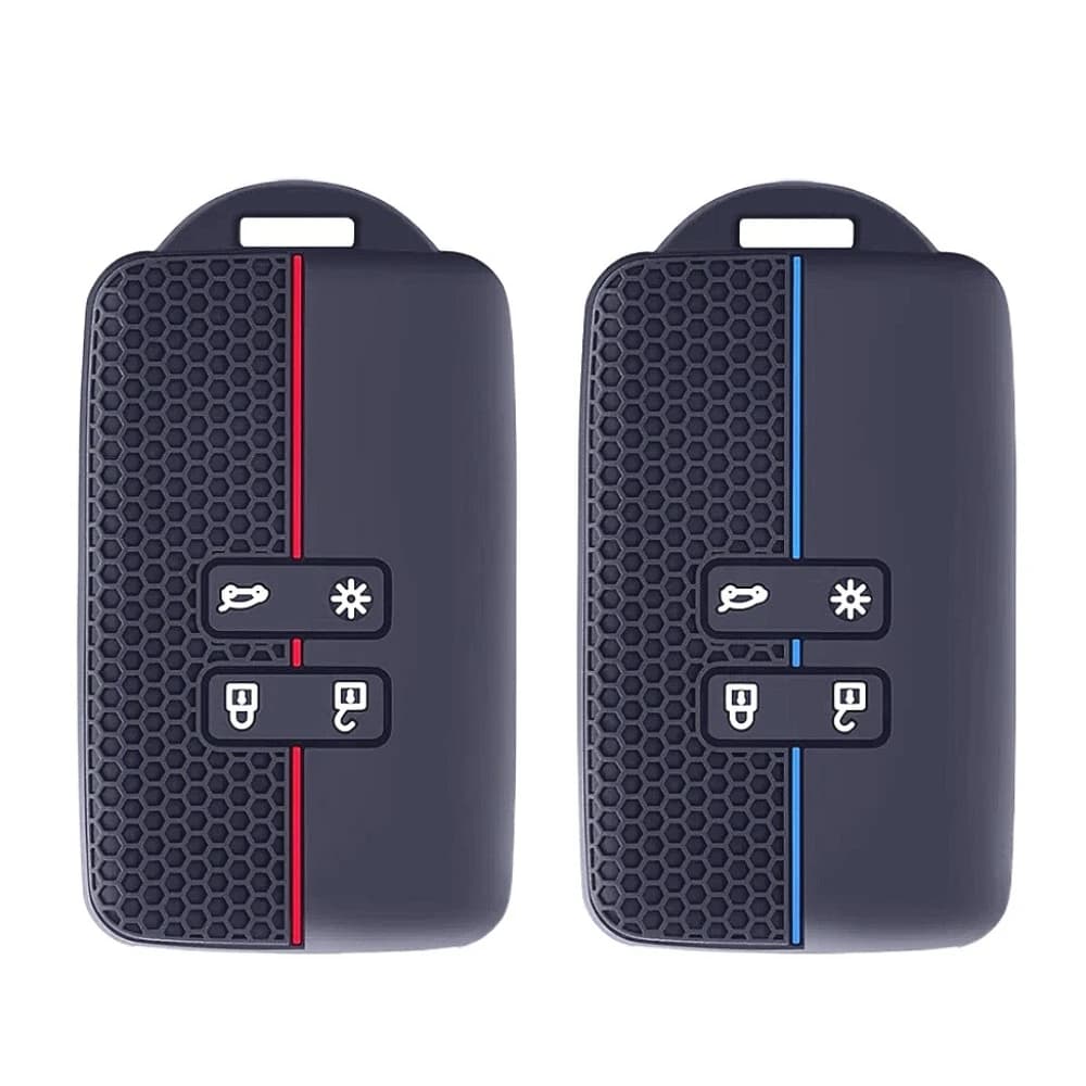 Copertura chiave dell'automobile del silicone per Renault Captur Koleos Kadjar Arkana Megane Dacia Duster Sandero Stepway Smart Remote Control Fob Case