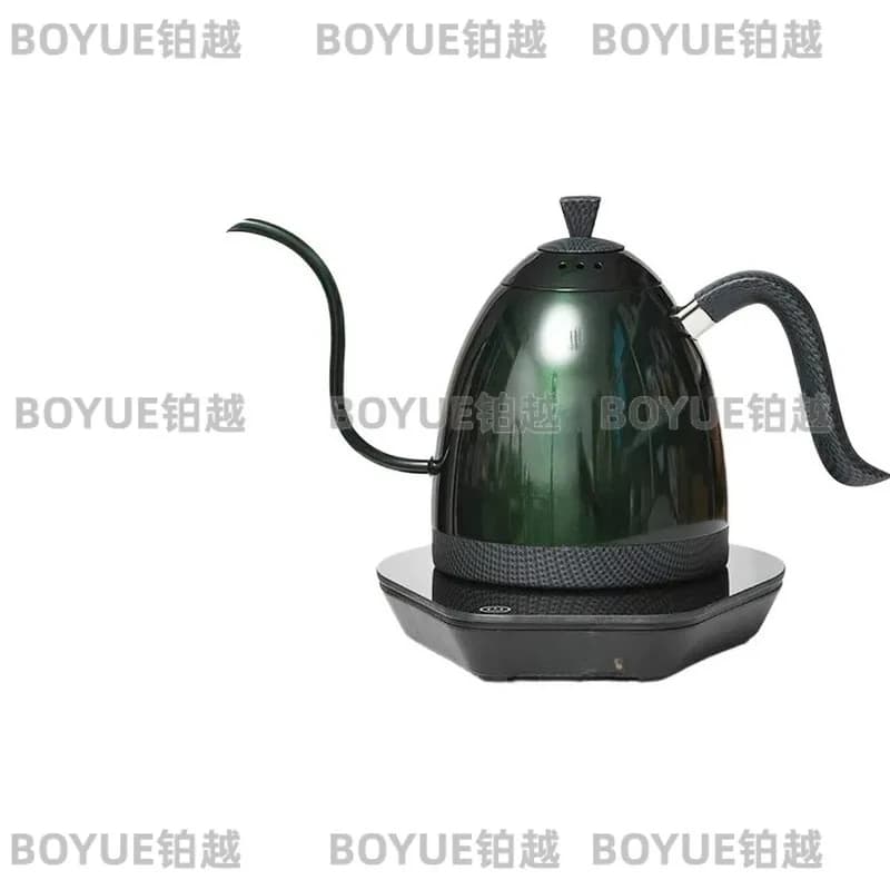 Smart Bluetooth Temperature Control Gooseneck Kettle Stainless Steel Electric Pour Over Coffee Pot Variable Heat Tea Boiler