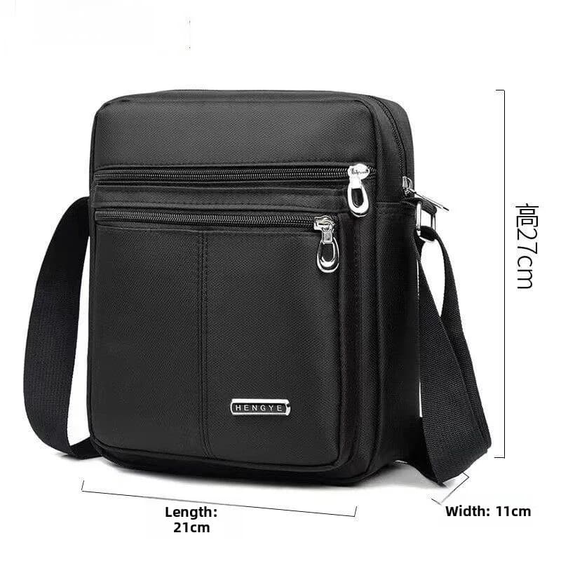 Borsa a Tracolla in Tessuto Oxford per Uomo, Borsa Casual in Tela, Borsa per Cellulare da Lavoro, Zaino per il Tempo Libero di Piccole Dimensioni