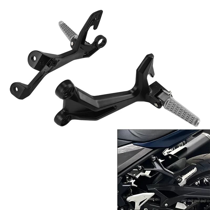 Passeggero posteriore Peg Staffa Poggiapiedi Misura Per Kawasaki Ninja 400 EX400 2018-2024 Z400 2019-2024 Z500 2024 Moto