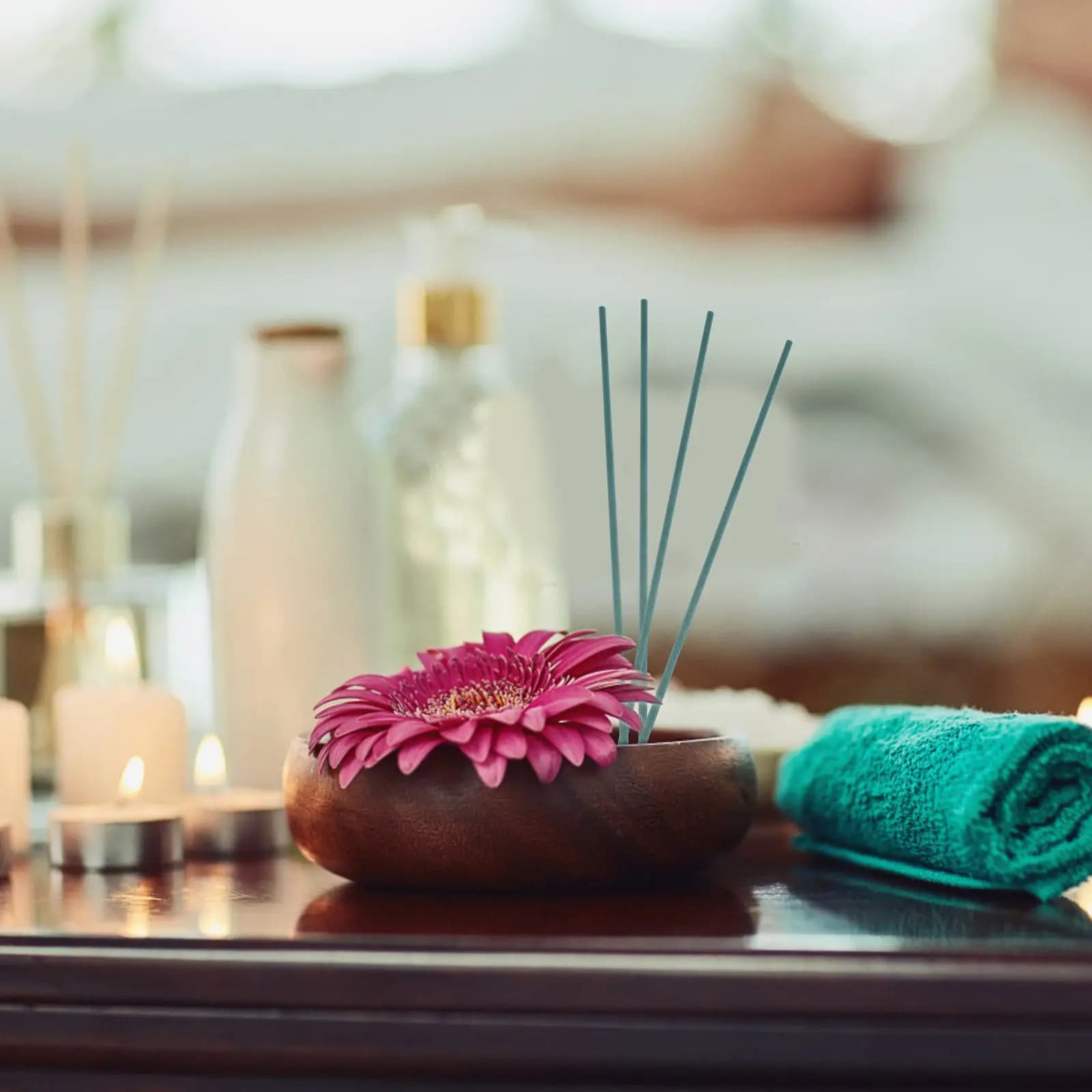 100 Pezzi Bastoncini per Aromaterapia, Diffusori di Oli Essenziali per Casa, Auto, Ufficio, Bastoncini Profumati Fai-da-Te per Ambiente Fragrante