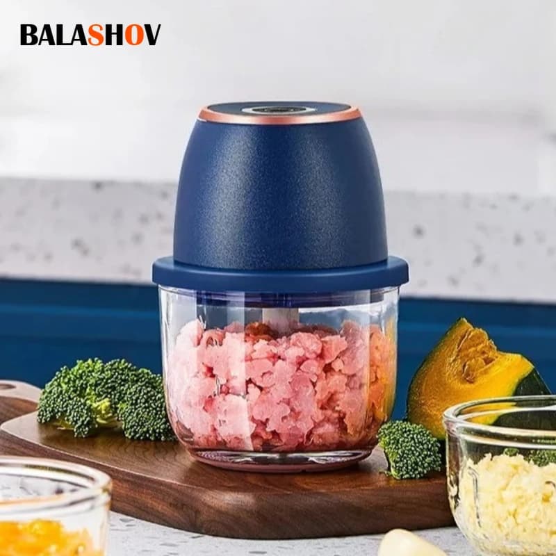 350ML Electric Tritacarne Crusher for Food Sprinkler USB Multifunctional Garlic Slicer Verdure Processor Chopper Cookers