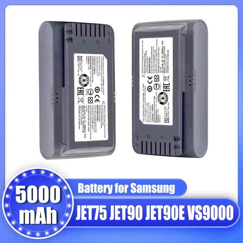 For Samsung VCA-SBT90 Jet90 Jet75 wireless vacuum cleaner battery replacement 21.6V high-quality lithium battery