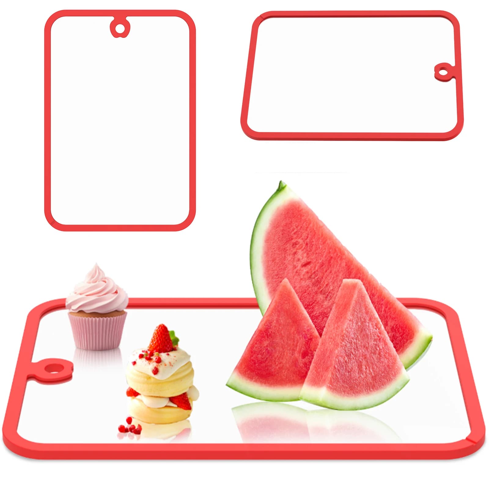 Kitchen cutter Tempered glass cutter Multi-function cutter Flow tray Kitchen cutter for fruit and meat