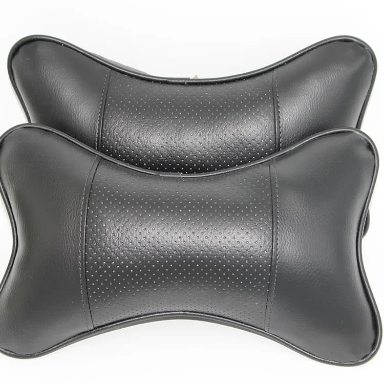 1pc Cuscini per il collo dell'auto Supporto per la testa in pelle Pu Cuscino universale per K5 Dl3 Lombare Porsche Cayenne Accessori Jaguar F Pace