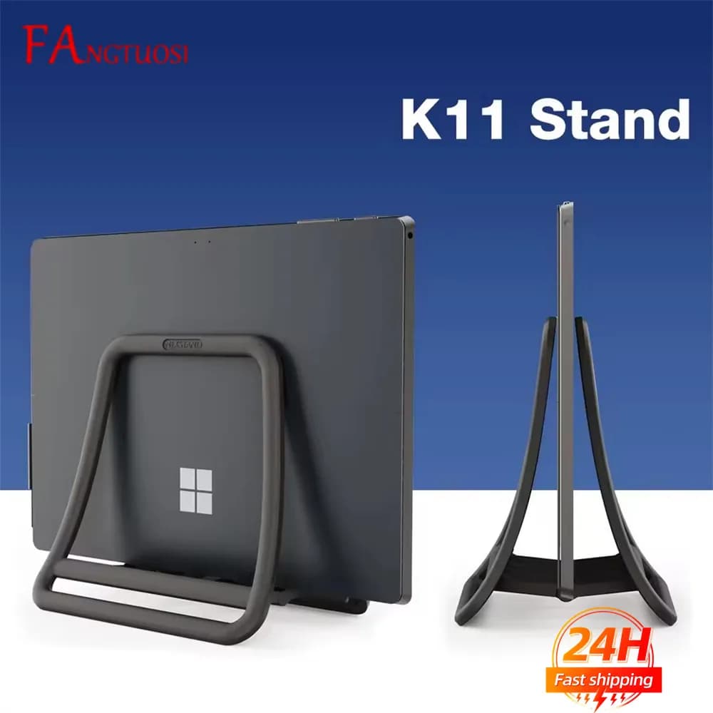 Supporto Universale Verticale Pieghevole per Laptop e Tablet, Stand da Scrivania per Macbook Air Pro, iPad, Lenovo, Dell