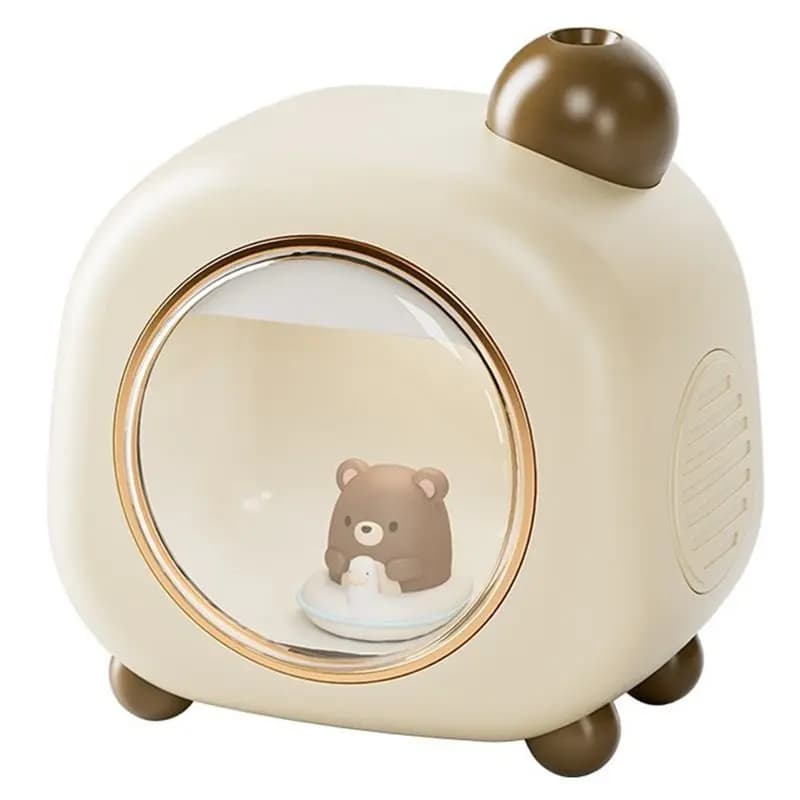 A74G-Umidificatore portatile di piccole dimensioni, umidificatori di piccole dimensioni da 500 ml per la camera da letto dei bambini, desktop personale USB da 1800 mAh per i viaggi