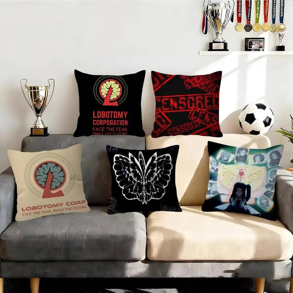 Game Lobotomy Corporation Pillow Gift Home Office Decoration Bedroom Sofa Car Cushion Cover case 45x45