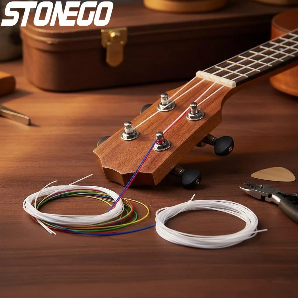 Corde per Ukulele in Nylon, Set di 4 Corde per Chitarra Hawaiana, Accessori per Strumenti Musicali