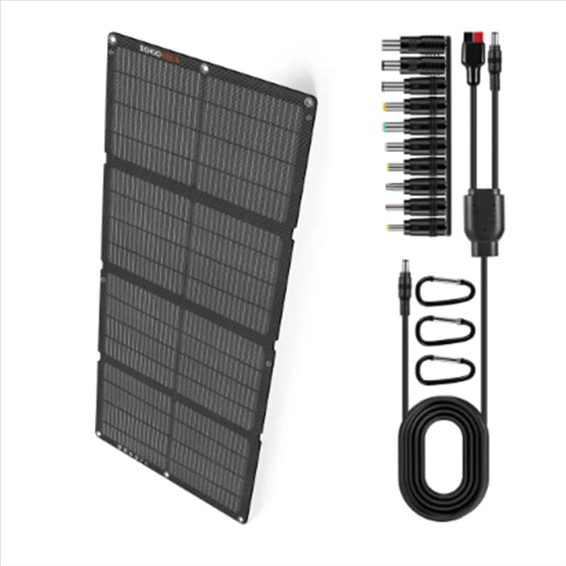 AT82-4 Pannello solare pieghevole USB Cella solare portatile Pieghevole Piastra solare impermeabile Caricabatteria per telefono cellulare