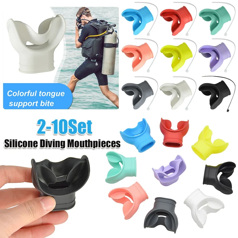 Boccaglio in Silicone per Regolatore Subacqueo, Leggero e Portatile, Accessorio Sicuro per Respirazione Subacquea