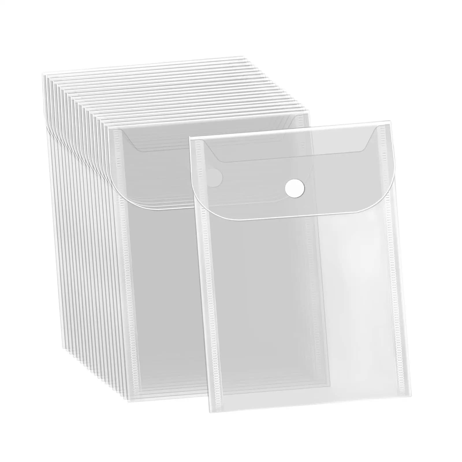 20x cartelle di file con tasche trasparenti per timbri e fustelle per informazioni, creazione di carta, fustelle, goffratura, giornali, scrapbooking