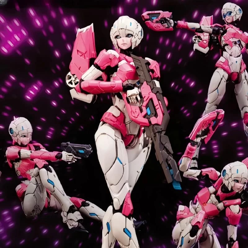 Hot Sale Md002 Furai Model Figure Arcee Anime Figures Autobot Cee Action Figurine Rooms Decoration Toy Xmas Gifts Birthday Gifts