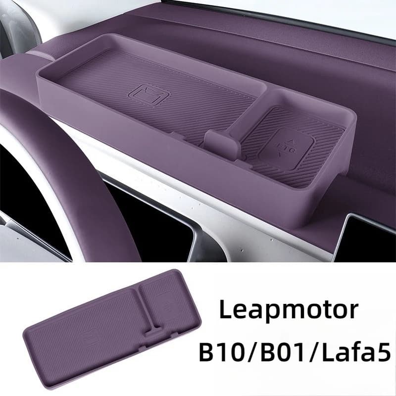 Organizzatore per Cruscotto Auto Compatibile con Leapmotor B10 B01 Lafa5 B05, Modifica per Schermo Posteriore e Spazio di Archiviazione ETC