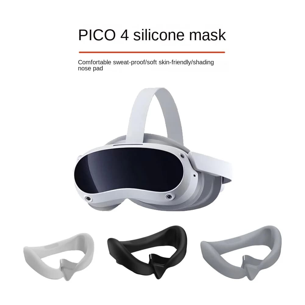【CHYY HOT】Eye Pad for 4 Silicone Replacement Face Mask Protective Case Anti-Sweat Mask Accessories(Grey)